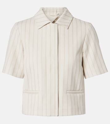 Striped cotton jacket | Max Mara