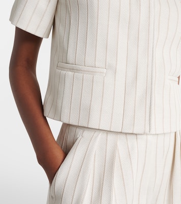 Striped cotton jacket | Max Mara