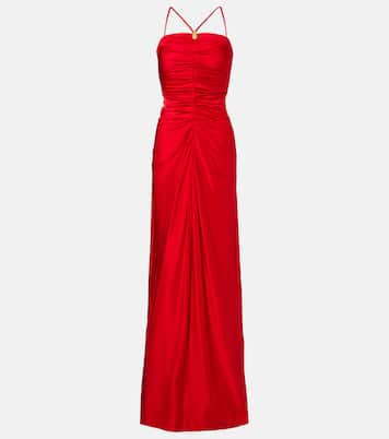 Vestido bustier de fiesta Oggetti fruncido | Max Mara