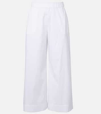 Weite Cropped-Hose Pece aus einem Baumwollgemisch | Max Mara