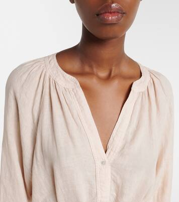 Dakota linen maxi dress | Velvet