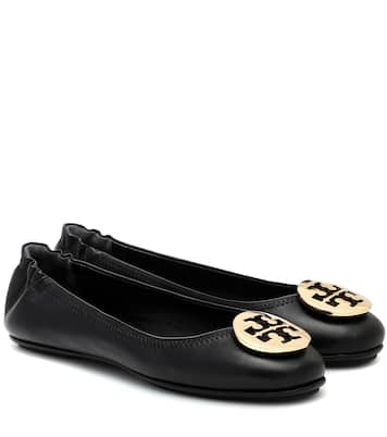Minnie leather ballet flats | Tory Burch