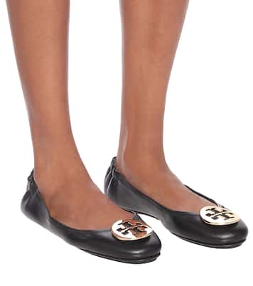 Minnie leather ballet flats | Tory Burch