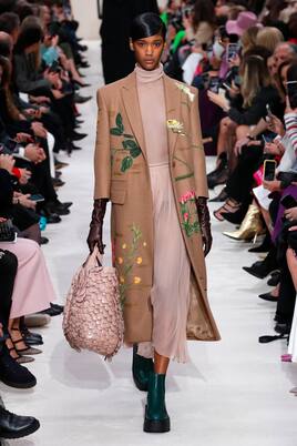 Valentino silk chiffon turtleneck top | Valentino
