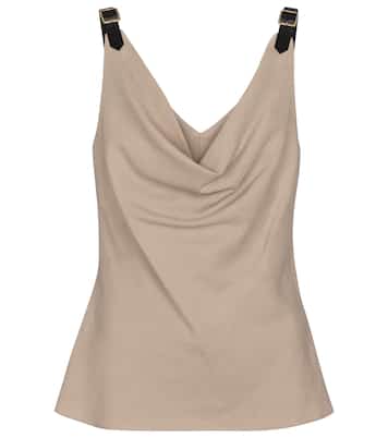 Zaria linen-blend camisole | Altuzarra