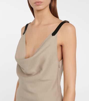 Zaria linen-blend camisole | Altuzarra