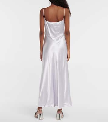 Abito sottoveste in raso | Miu Miu