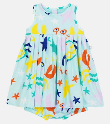 Bébé – Set robe et culotte bloomer imprimées en coton | Stella McCartney Kids