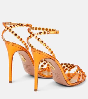 Verzierte Sandalen Tequila 105 | Aquazzura