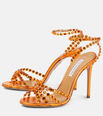 Verzierte Sandalen Tequila 105 | Aquazzura