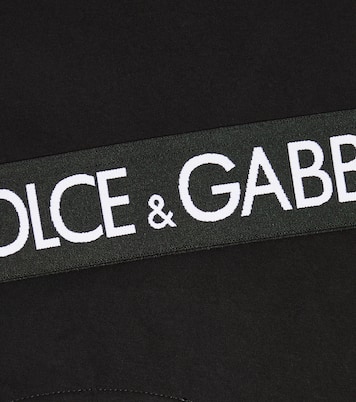 T-shirt en coton mélangé à logo | Dolce&Gabbana Kids