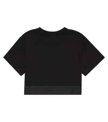 T-shirt en coton mélangé à logo | Dolce&Gabbana Kids