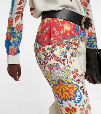 Pantalon imprimé à taille haute | Etro