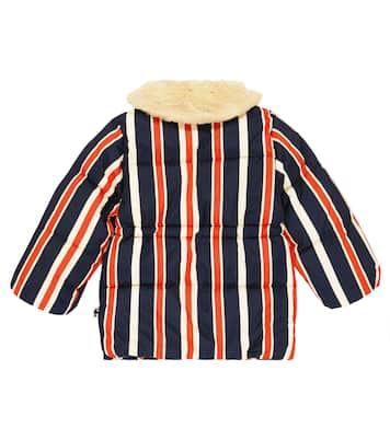 Chaqueta acolchada a rayas | Mini Rodini