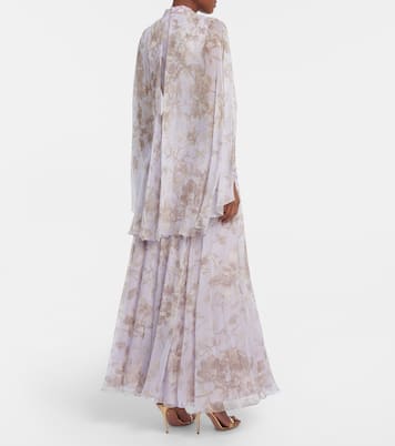 Chiara printed silk gown | Erdem