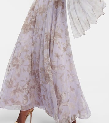 Chiara printed silk gown | Erdem
