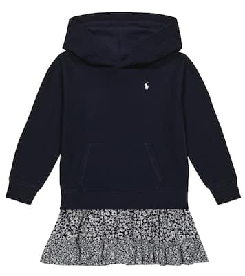 Abito in misto cotone con cappuccio | Polo Ralph Lauren Kids