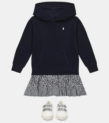 Abito in misto cotone con cappuccio | Polo Ralph Lauren Kids