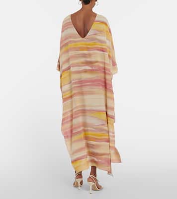 Cillia printed silk georgette kaftan | Loro Piana