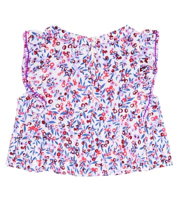 Top Adeh à fleurs | Poupette St Barth Kids