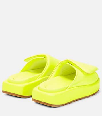 Gia 1 leather slides | Gia Borghini
