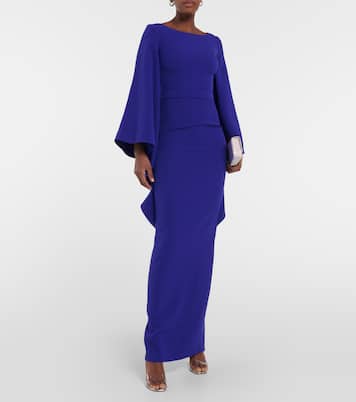 Boat N Flared belted maxi dress | Safiyaa