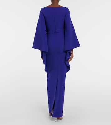 Boat N Flared belted maxi dress | Safiyaa