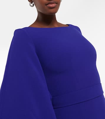 Boat N Flared belted maxi dress | Safiyaa