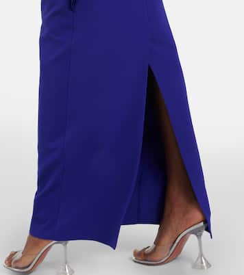 Boat N Flared belted maxi dress | Safiyaa