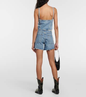 Lola denim crop top | Agolde