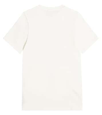 Button-embellished cotton jersey dress | Balmain Kids