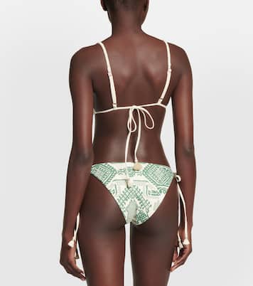 Printed bikini top | Johanna Ortiz