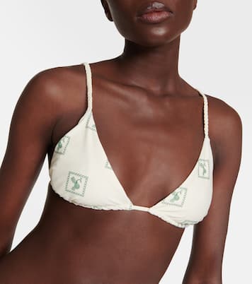 Printed bikini top | Johanna Ortiz