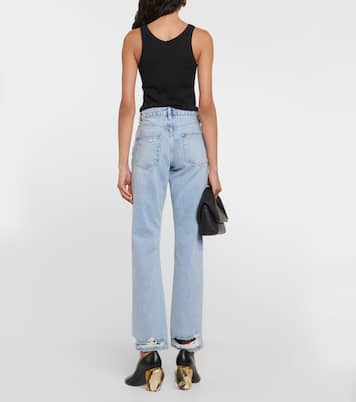 Le Slouch mid-rise straight jeans | Frame