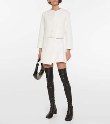 Veste raccourcie White Label en tweed | Proenza Schouler