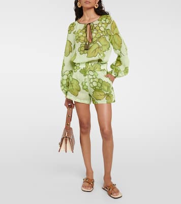 Shorts in ramia con stampa | Etro