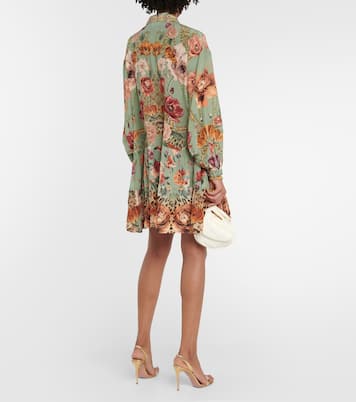 Robe en soie à fleurs | Camilla