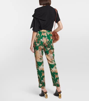 Printed slim pants | Dries Van Noten