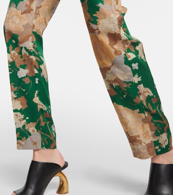 Printed slim pants | Dries Van Noten