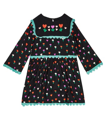 Abito con stampa e finiture smerlate | Stella McCartney Kids