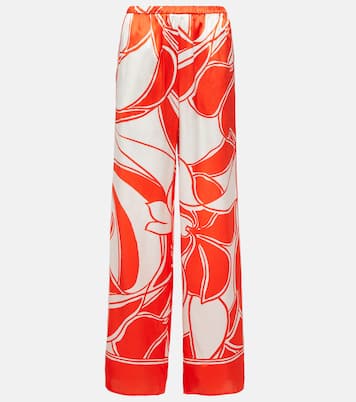 Weite Hose Ramona aus Seidensatin | SIR