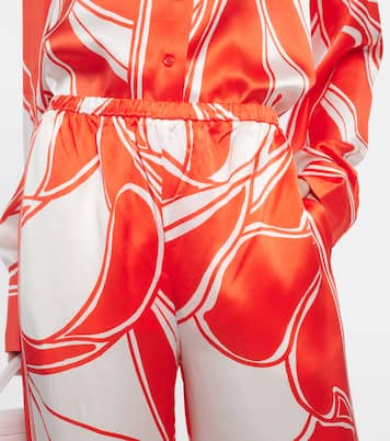 Weite Hose Ramona aus Seidensatin | SIR