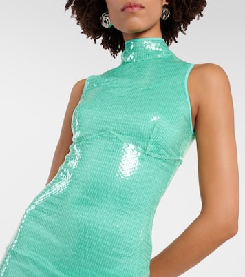Robe mit Pailletten | David Koma