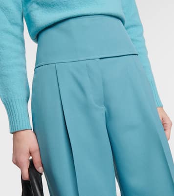 Pantaloni a gamba larga in lana | Jil Sander