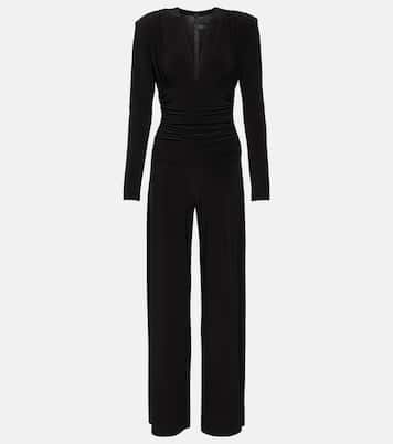 Ruched jersey jumpsuit | Norma Kamali