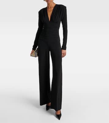Ruched jersey jumpsuit | Norma Kamali