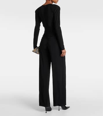 Ruched jersey jumpsuit | Norma Kamali