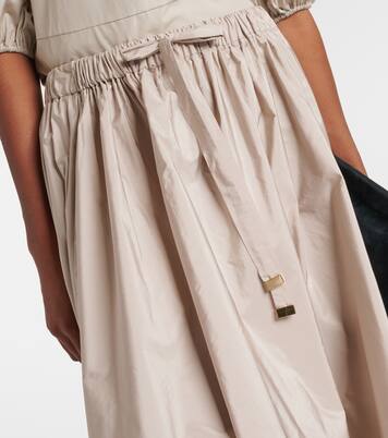 Pleated taffeta maxi skirt | 'S Max Mara