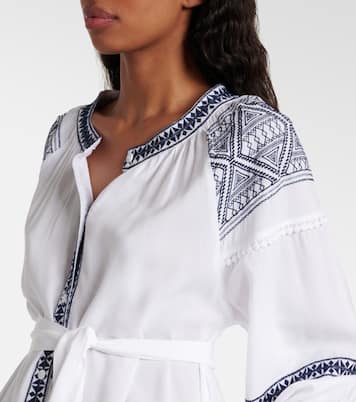 Vestido midi Ally bordado | Melissa Odabash