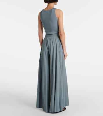 Leisure Arizia high-rise wide-leg pants | Max Mara